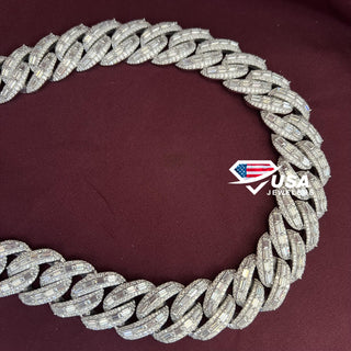 22 MM VVS Lab Diamond Cuban link Chain