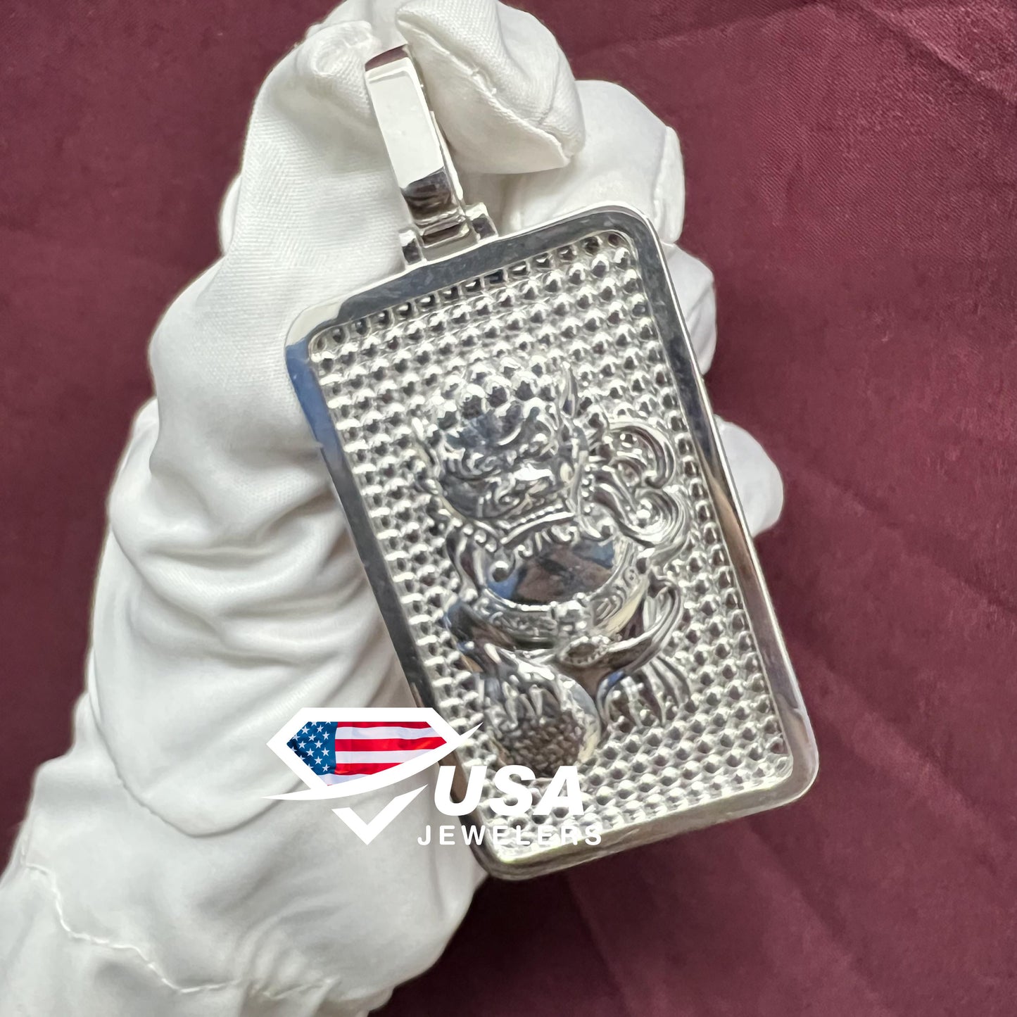 Face Hip Hop 925 Sterling Silver Pendant