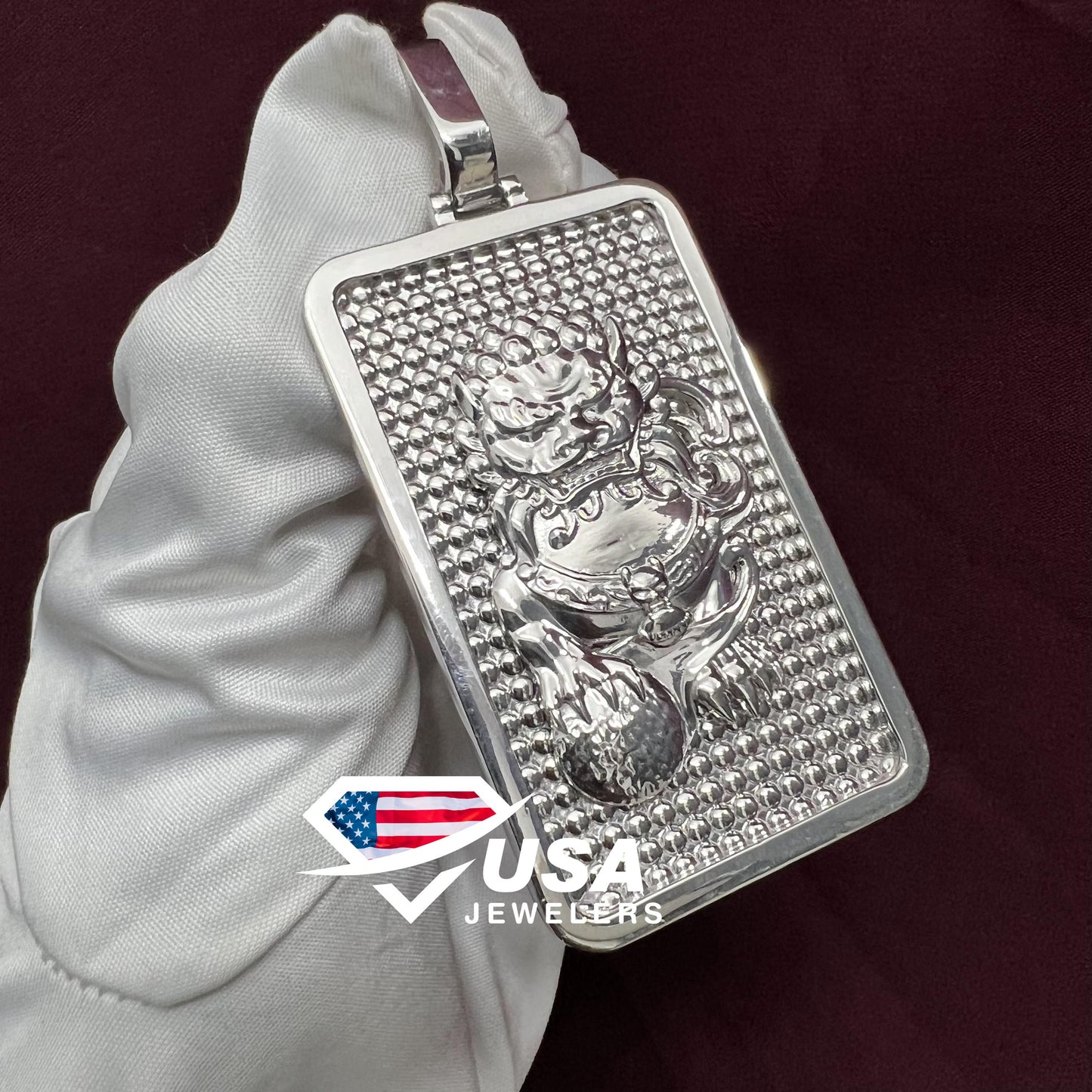 Face Hip Hop 925 Sterling Silver Pendant