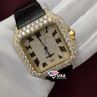 VVS Moissanite Diamond Wrist 41MM Watch