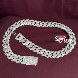 22 MM VVS Lab Diamond Cuban link Chain