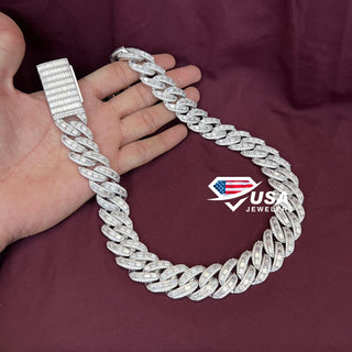 22 MM VVS Lab Diamond Cuban link Chain