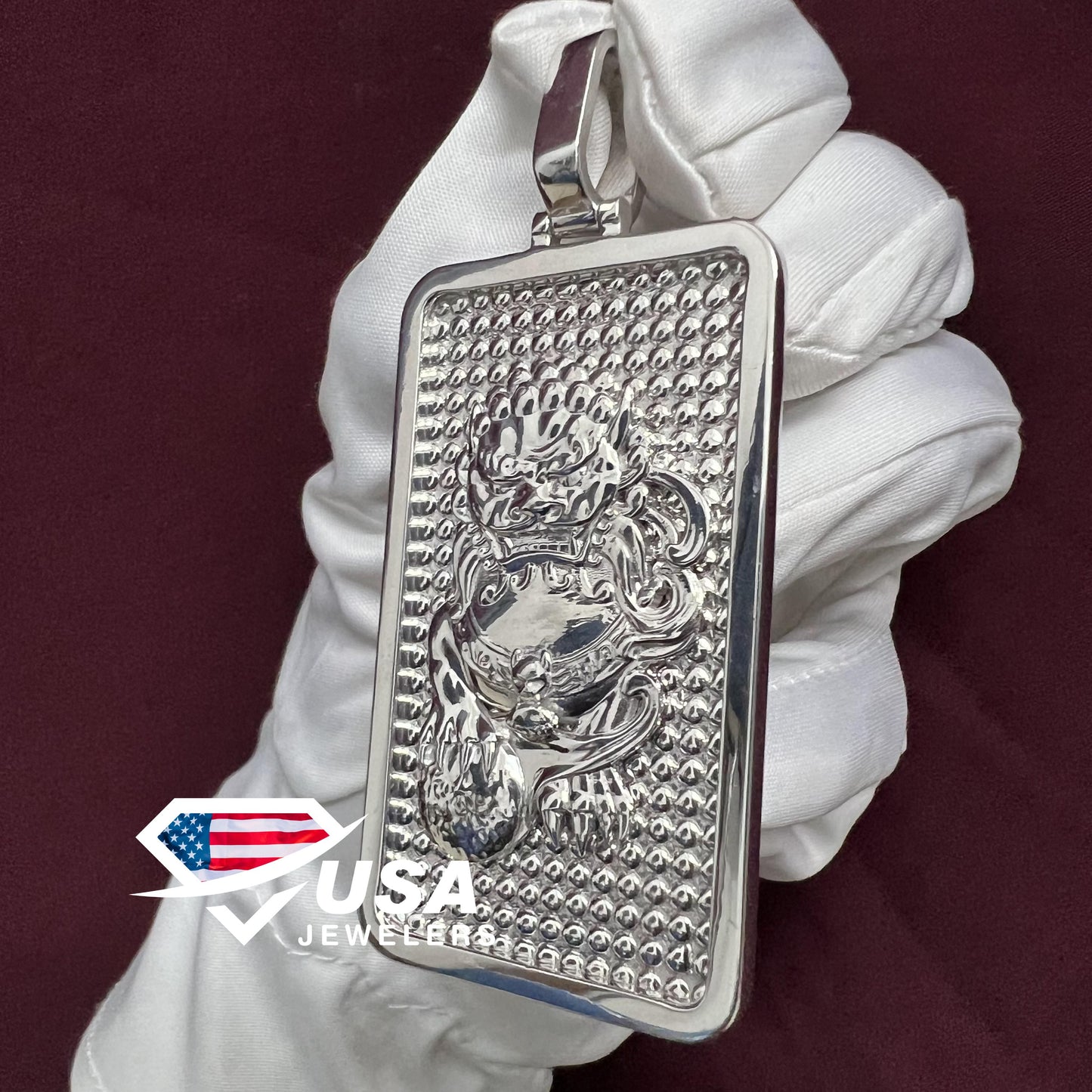 Face Hip Hop 925 Sterling Silver Pendant