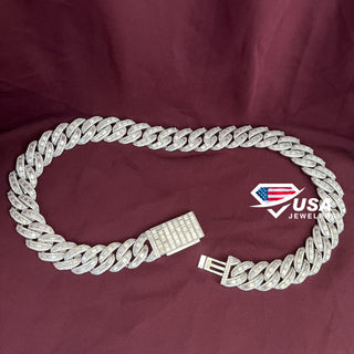 22 MM VVS Lab Diamond Cuban link Chain