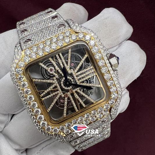 41MM VVS Moissanite Diamond Hiphop Watch
