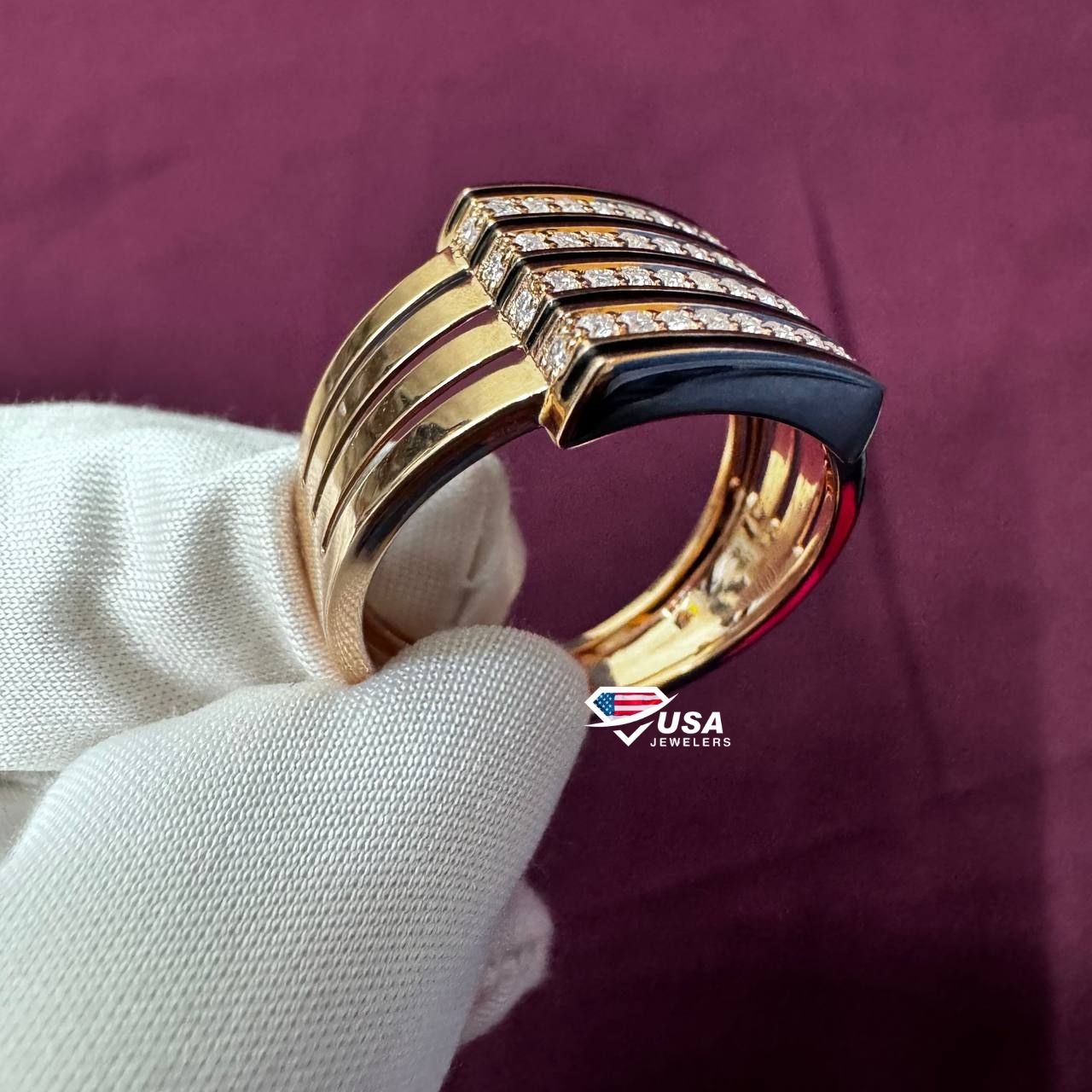 14KT Rose Gold Round Cut Lab Grown Diamond Engagement ring For Women