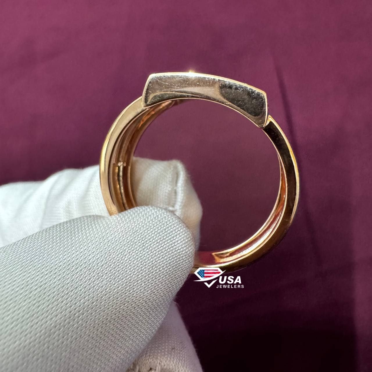 14KT Rose Gold Round Cut Lab Grown Diamond Engagement ring For Women