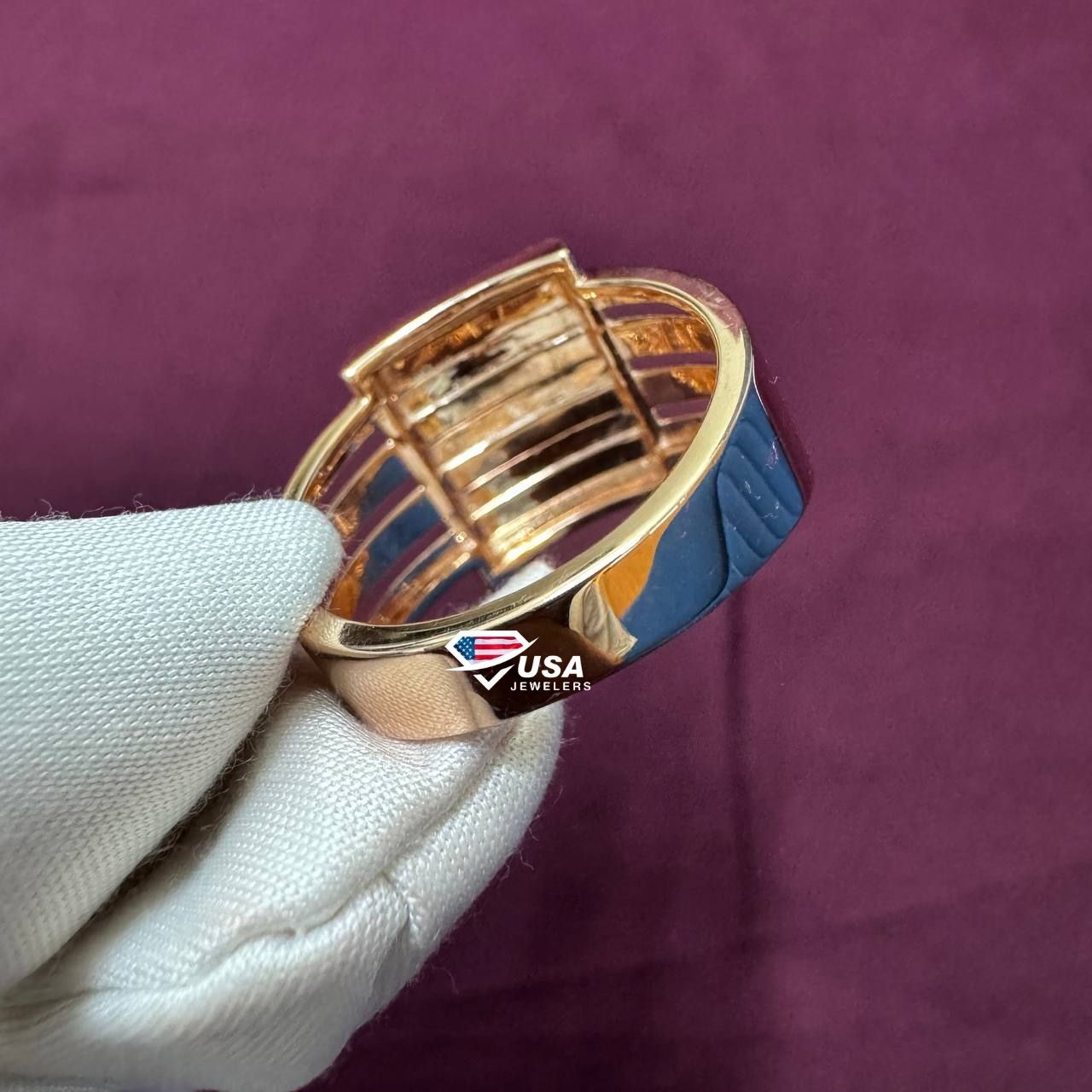 14KT Rose Gold Round Cut Lab Grown Diamond Engagement ring For Women