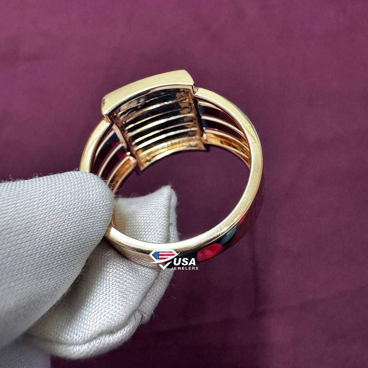 14KT Rose Gold Round Cut Lab Grown Diamond Engagement ring For Women