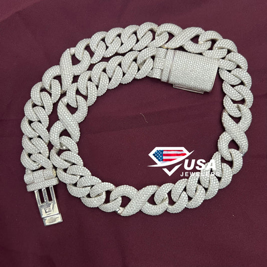 20MM VVS Lab Diamond Cuban Link Chain