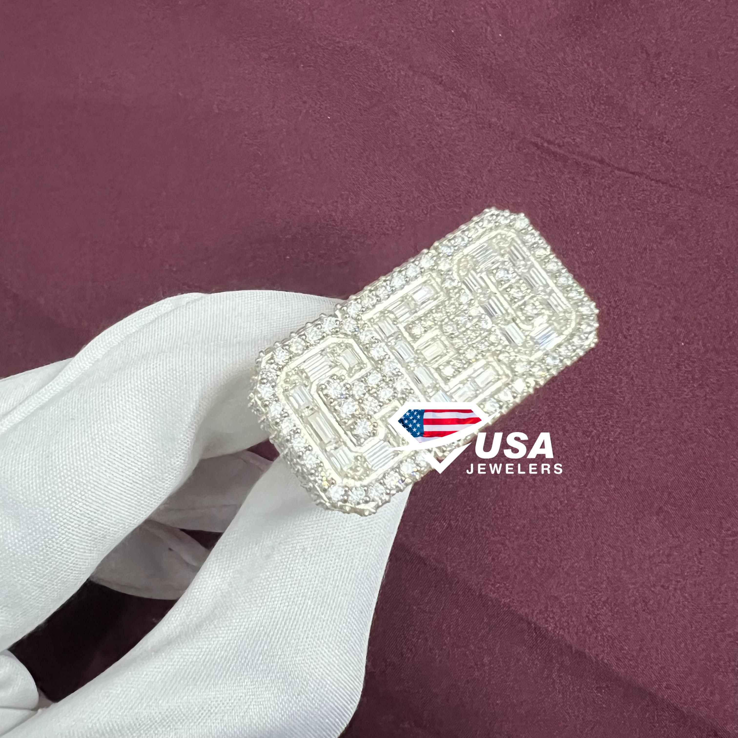 Hip Hop CEO VVS Moissanite Diamond Rapper Ring – USA JEWELLERS