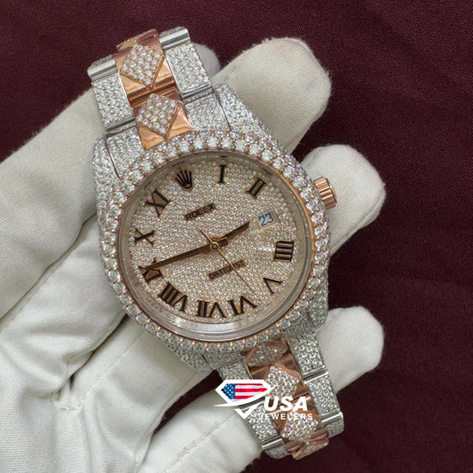 VVS Lab Grown Diamond Custom Hip Hop Rapper Watch