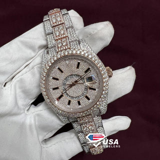 VVS1 Lab Grown Diamond Custom Hip Hop Watch
