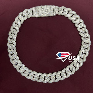 20 MM VVS Lab Diamond Miami Cuban Link Chain