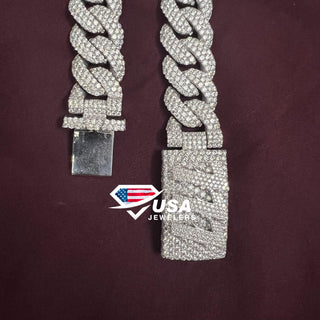 20 MM VVS Lab Diamond Miami Cuban Link Chain