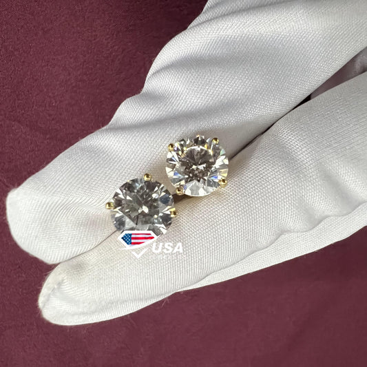 8.5mm Round Screw Back Earrings, Basket Stud Earring