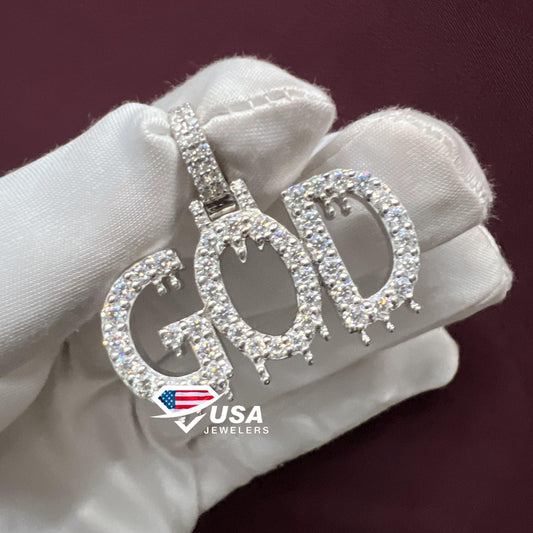 Custom Iced Out Letter Pendant ,14Kt Gold Hip Hop Pendants