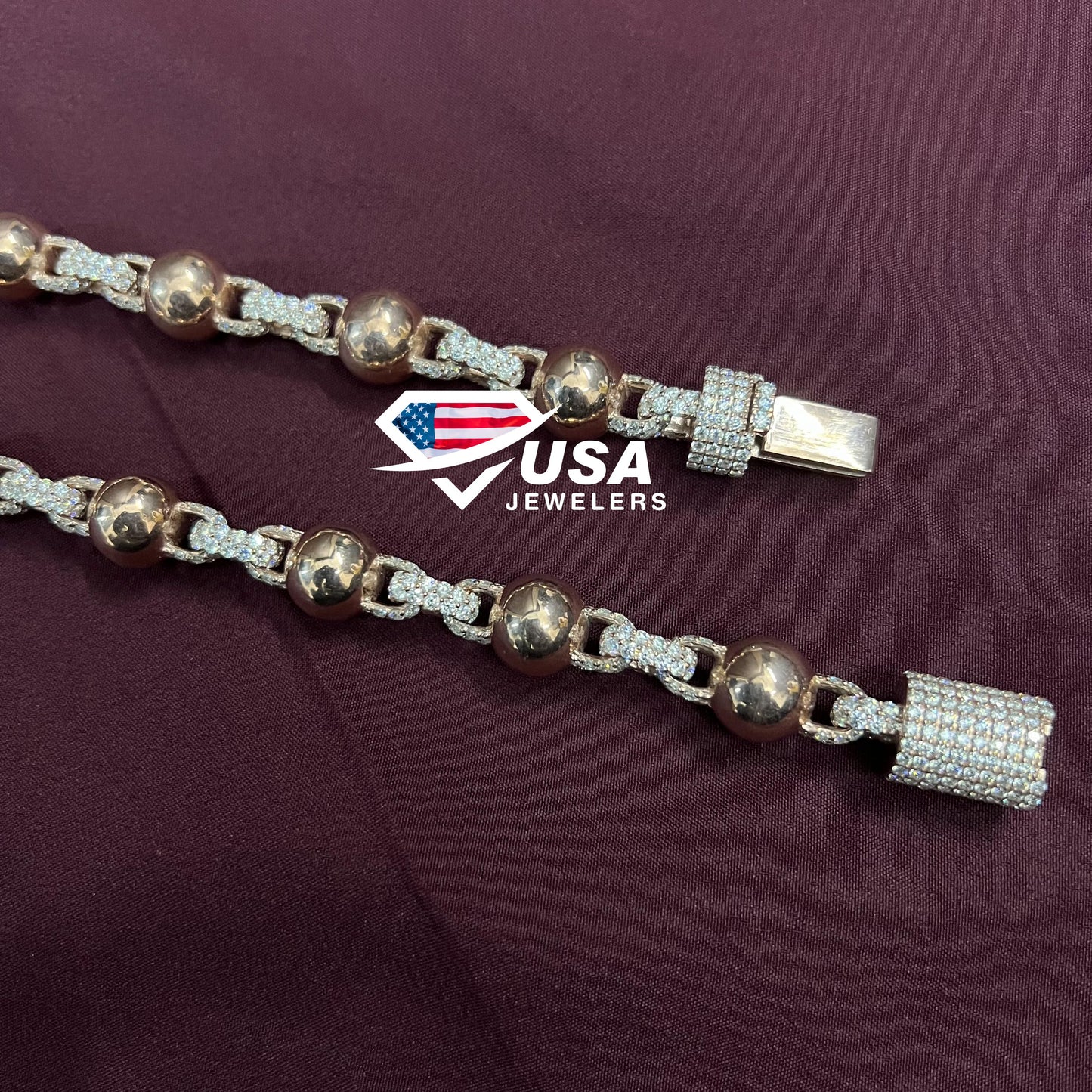 12MM Solid Clustered Ball Chain