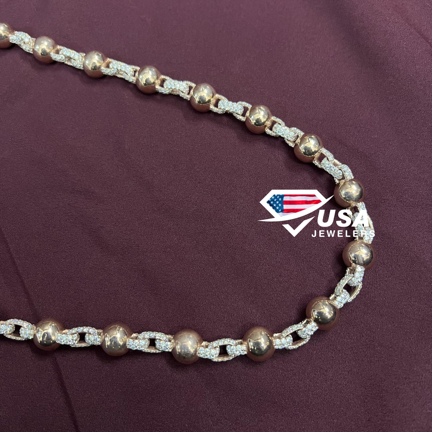 12MM Solid Clustered Ball Chain