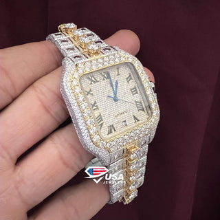 41MM VVS Moissanite Diamond Customized Watch