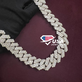 16 MM VVS Lab Diamond Cuban Link Chain