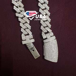 16 MM VVS Lab Diamond Cuban Link Chain