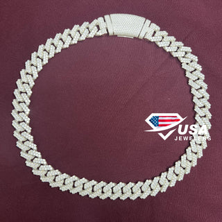 16 MM VVS Lab Diamond Cuban Link Chain