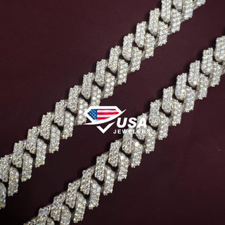 16 MM VVS Lab Diamond Cuban Link Chain