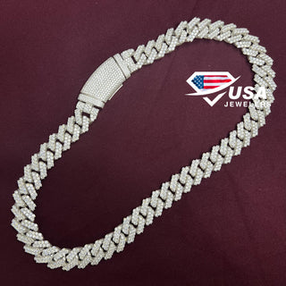 16 MM VVS Lab Diamond Cuban Link Chain