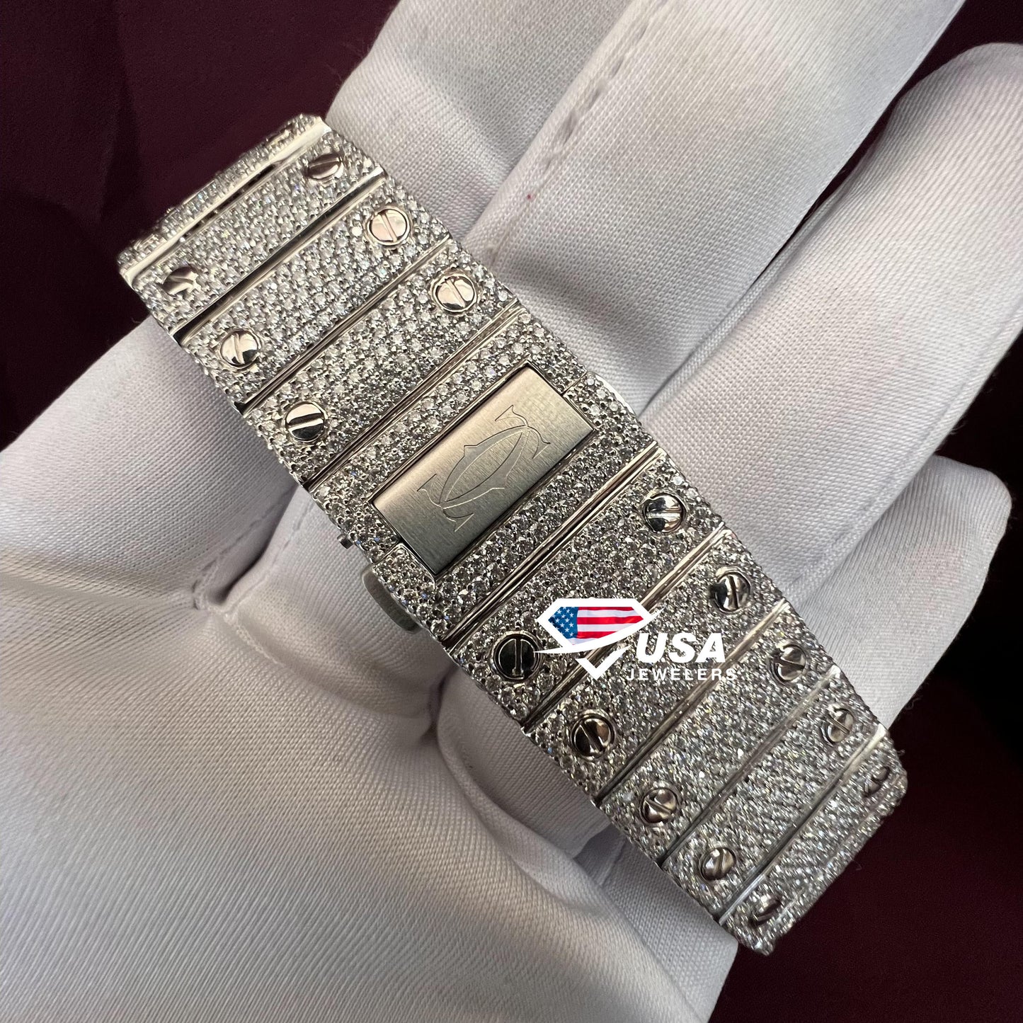 41MM VVS Moissanite Diamond Hiphop Watch