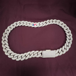 20 MM Lab Diamond Hip Hop Miami Cuban Link Chain