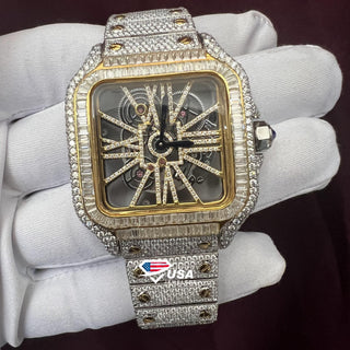 41MM VVS Moissanite Diamond Hiphop Watch