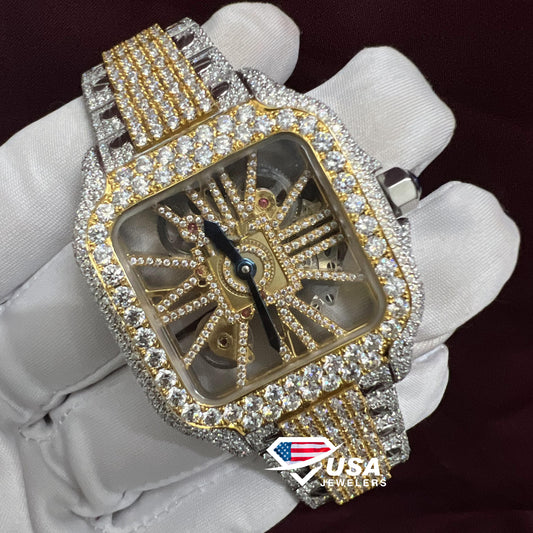 41MM VVS Moissanite Diamond Customized Watch