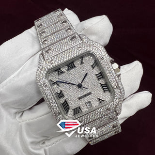 41MM VVS Moissanite Diamond Watch