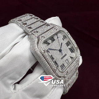 41MM VVS Moissanite Diamond Watch