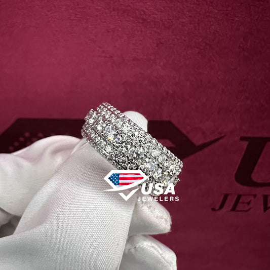 VVS Moissanite Diamond Hip Hop Ring for men