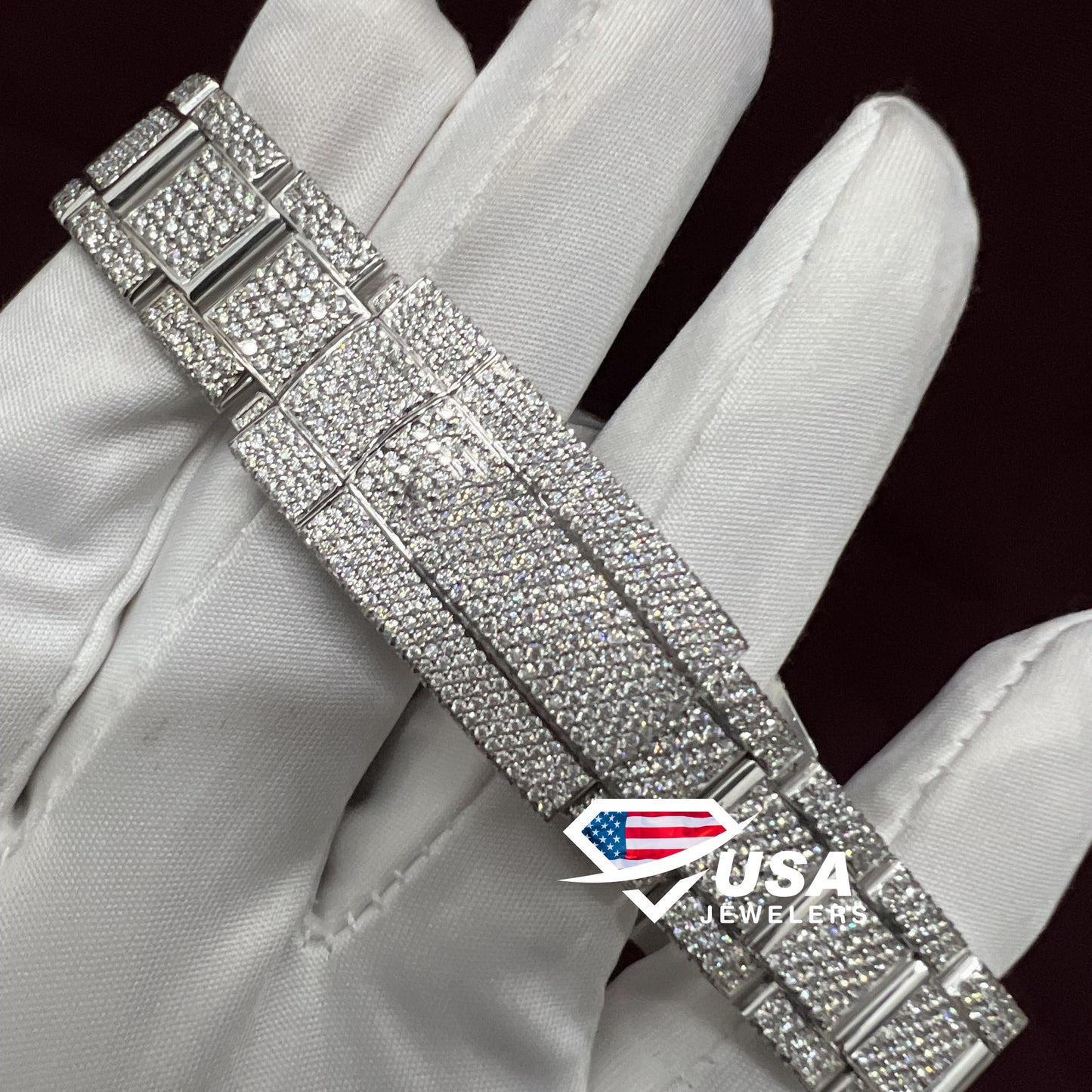 41MM VVS Moissanite Diamond Watch