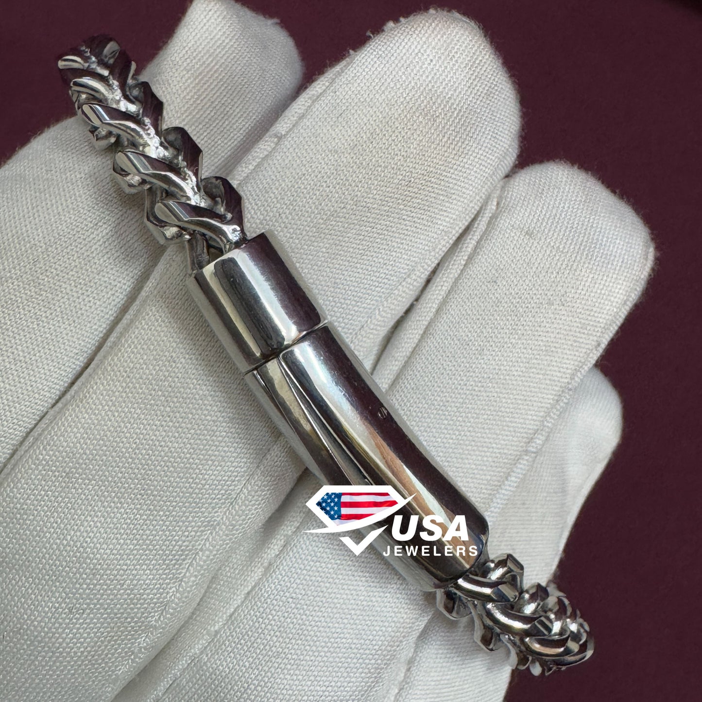 VVS Lab Diamond With 925 Sterling Silver Bracelet For Unisex