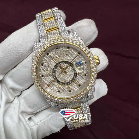 VVS Moissanite Rappre Diamond Hip Hop Watch