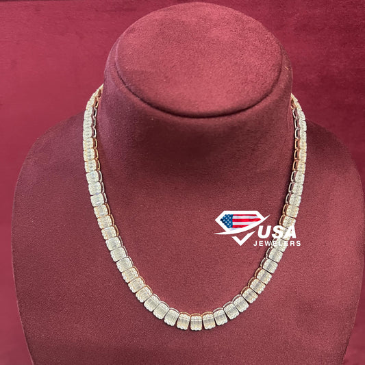 8.5 MM VVS Lab Diamond Eternity Tennis Chain