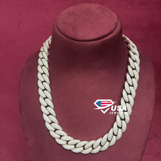 20 MM Lab Diamond Hip Hop Miami Cuban Link Chain